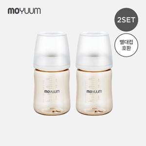 [모윰] 3세대 PPSU 노꼭지 올인원 베이직 젖병 170ml 2팩
