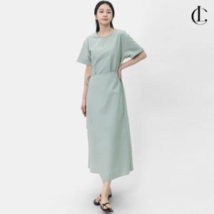 엘케이트 여자 원피스 나일론 반팔 여름 바스락원피스 LCC005