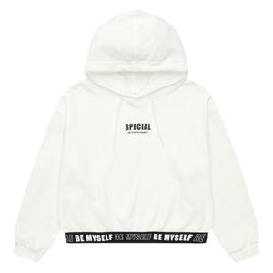 에꼴리에 여아레터링 밴드 후드 티셔츠23O0453_WT