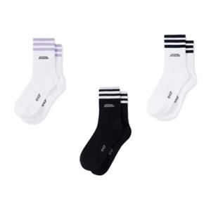 내셔널지오그래픽키즈 K255KSO020 남여공용 데일리 베스트아이템 선물용 배색 스트라이프 크루넥 삭스 양말