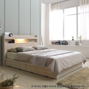 아르메 엘피노 LED 평상형 서랍침대 SS_밸런스 독립매트