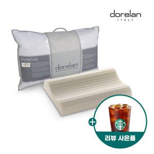 [돌레란/무료배송] 밸런스 메모리폼 경추 베개(로우/미디움)
