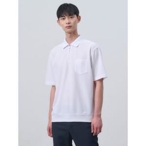 [빈폴멘]허니콤 하프집업 티셔츠 BC4342C201