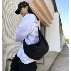 심플 무지 데일리 빅 크로스 호보백 USE-230321