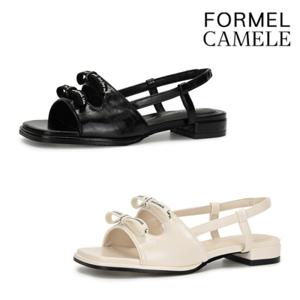[포멜카멜레(슈즈)]쁘띠보우 플랫샌들 2CM 2종 택1 FKS1F1SS036