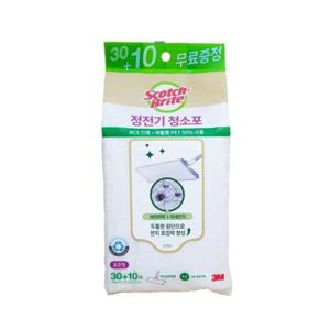 3M 스카치브라이트 재활용 PET 정전기 청소포 30+10