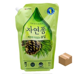 자연퐁 주방세제 솔잎 1.1Lx10개 리필
