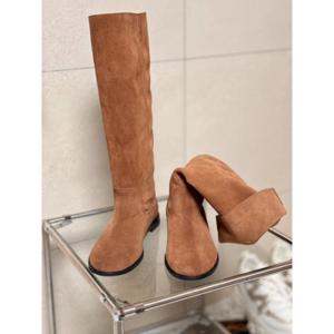 [노튼]노튼 세이브존06 천연소가죽 스웨이드 롱부츠 2cm 2N2J889