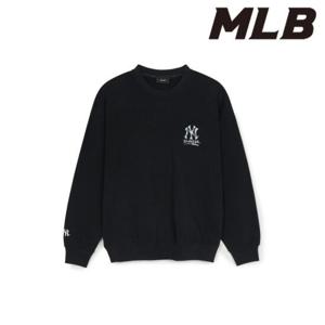 MLB (3AMTB0551-50BKS) 등판 빅로고 오버핏 맨투맨