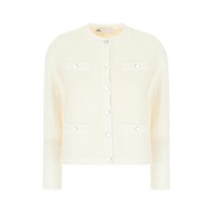 토리버치 가디건 146098 102 LIGHT NEW IVORY WHITE ASPARAGUS