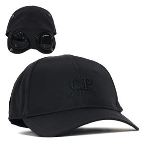 씨피컴퍼니 25SS 블랙 크롬-R 고글 베이스볼 캡 18CMAC146A 005904A 999