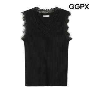 GGPX  레이스 라인 섹시 나시 니트 (GP4KP051F)