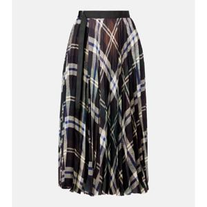 사카이 플레이드 미디 스커트 P01024591