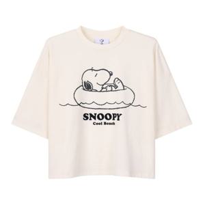 [클라이드앤]여성 스누피 그래픽 반팔 티셔츠(2COLOR)_FPB.TS773