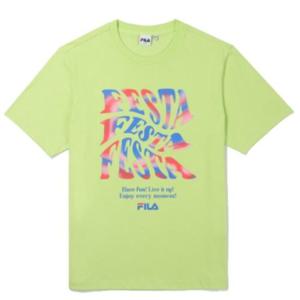 [휠라] HC06 유니 페스타 그래픽 반팔티 RSF2401X