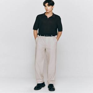 [지오다노] 남자 여름 면 일자 린넨 밴딩 바지  115529