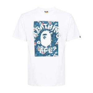 25 SS A BATHING APE  재패니즈 타투 카모 컬리지 티셔츠 001TEK801027M TP432024591