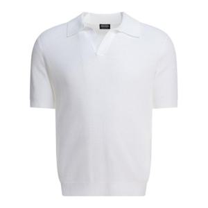 에르메네질도제냐 반팔 티셔츠 UFC25A9C31N01 WHITE
