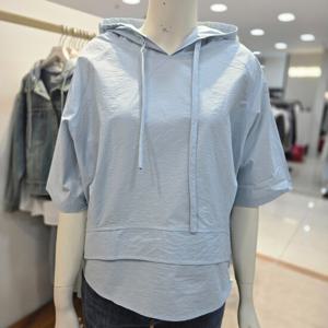 [앤클라인]후드블라우스AX6H2BL6360