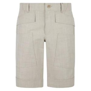BURBERRY GRAIN DE POUDRE WOOL BERMUDA SHORTS 8051916_B1900