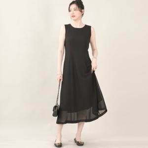 애비뉴투지 엄마옷 비앙카 정장 쉬폰 여름 나시 원피스 빅사이즈 K06528