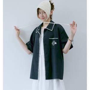 [주크] Z252MSC021 포켓 자수 아우터 셔츠