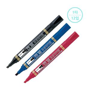 [펜탈] 유성매직 N860(사각촉)(1타/12입)