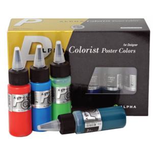 [알파색채]컬러리스트 포스터칼라 세트 40ml 12색