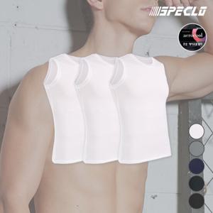 [흡습속건]에어로쿨 남성 머슬티 남자나시런닝 3종세트