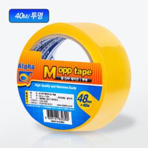 [알파] OPP 박스테이프 투명 48mmx40M (1입)