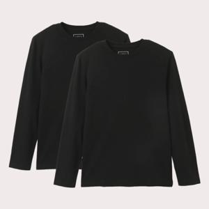 [행텐][행텐] 공용 2PACK 베이직 긴팔 티셔츠_100(10350-298-454