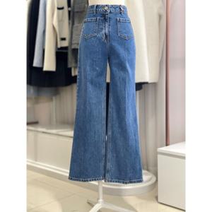 올리브데올리브 (OJ4SL239) 포켓포인트 세미와이드데님팬츠 OLIVE  DES  OLIVE