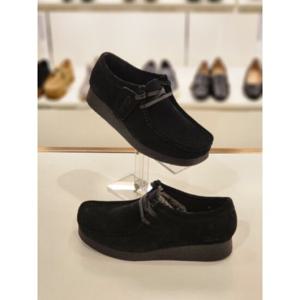 금강제화 랜드로바 클락스 왈라비 여성 Wallabee 블랙 CLAOXC3635WF1