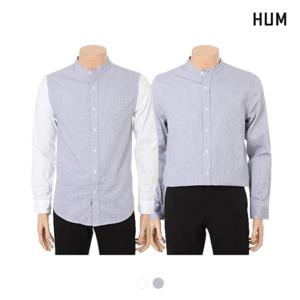 [HUM][HUM]남) 코튼 헨리넥 셔츠(H173M213A)