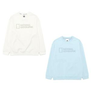 내셔널지오그래픽키즈 K241USW010 남여공용 데일리 베스트아이템 빅로고 기본 맨투맨