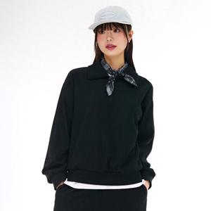 [체이스컬트]여성 골지 반집업 맨투맨 티셔츠 EARG5163B03_ys