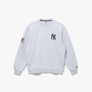 [뉴에라] MLB 뉴욕 양키스 팀 로고 맨투맨 헤더 그레이 14536464