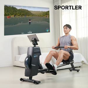 스포틀러 TKS 메타 로잉머신 즈위프트 게임 실내 홈트 유산소 가정용 노젓기 운동 기구