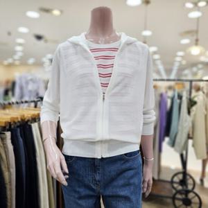 [BCBG][BCBG] o 허니콤브 후드집업 가디건 B5B4K117