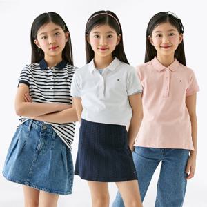 [공식][타미힐피거] 스트레치 피케 티셔츠 3종 택1 (T42F1KKT240GT1)