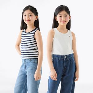 [공식][타미힐피거] 립 레이스 탱크 탑 2종 택1 (T42F1KKO220GT1)