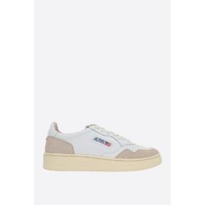 AUTRY Autry Medalist smooth leather and suede sneakers AULWLS33