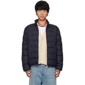 몽클레어 패딩 네이비 보디넷 다운 재킷 242111M178056