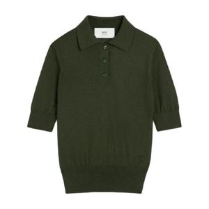 AMI Paris 아미 드 꾀흐 폴로 셔츠 E25FPL166KN0066
