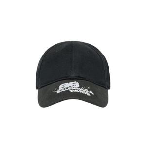 발렌시아가 핸드 드로운 BB 아이콘 캡 블랙 723771410B21077