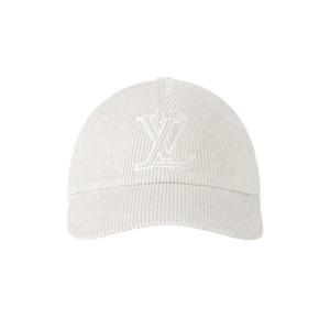 루이비통 LV 시그니처 코듀로이 캡 그레이 M7752M