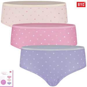 BYC접밴드귀여운패턴쥬니어학생삼각팬티3매입JCF6037