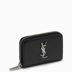 SAINT LAURENT 지갑 주위의 검은색 지퍼 5354110SX0E/XG_YSL-1000