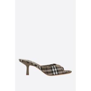 BURBERRY Mews mule sandals in canvas 8105116C1846