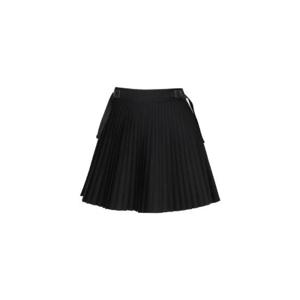 여성 크리스찬 디올 로고가 새겨진 플리츠 미니 스커트 9000NOIR